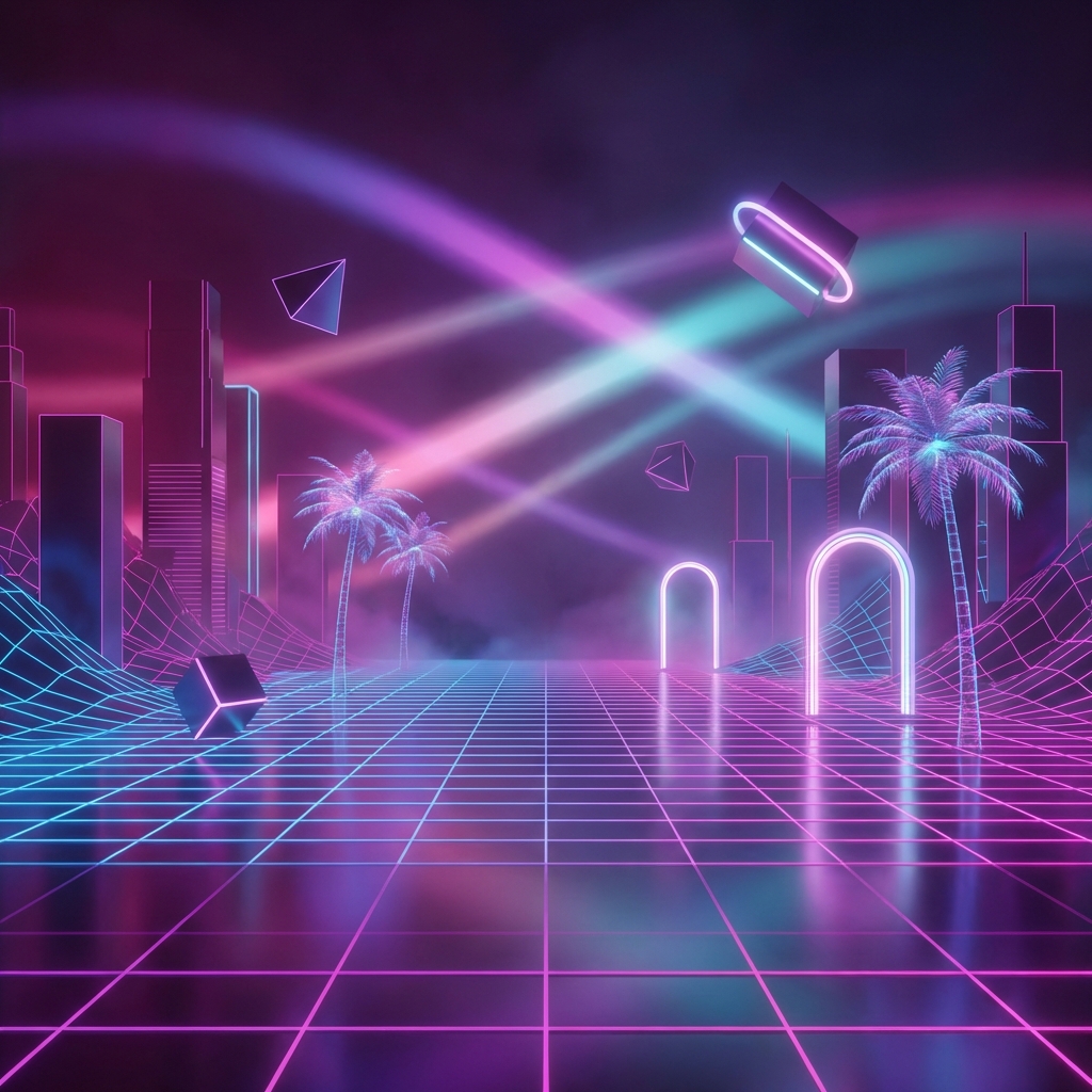 Neon Cyberpunk Vaporwave